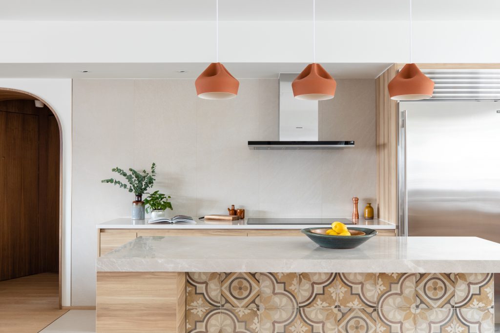 kitchen patterned tiles